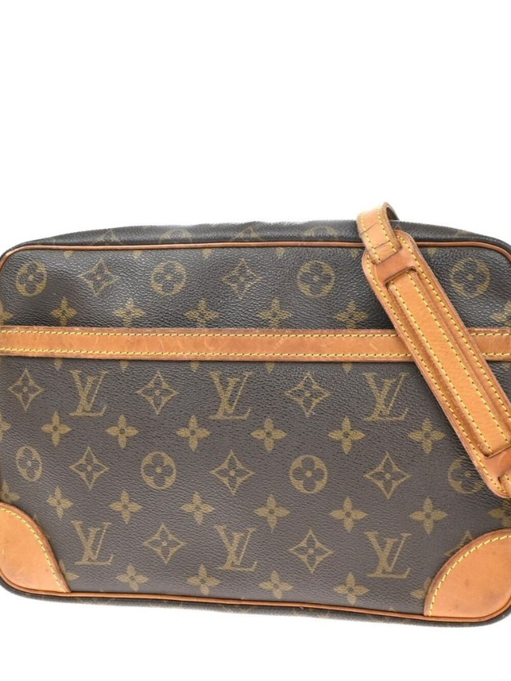 LOUIS VUITTON Trocadero 30 Shoulder Bag Monogram Leather Brown M51272 39YH927 - Picture 1 of 16